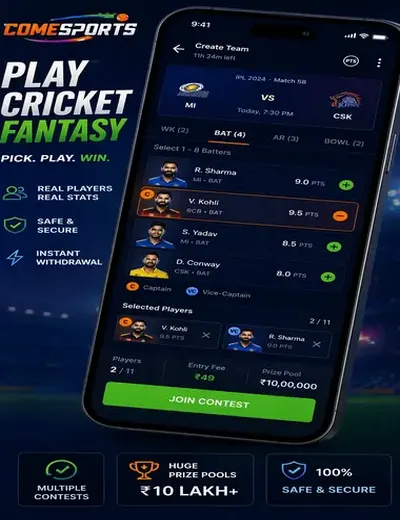 24betgo (24bet) fantasy cricket & matchday visual 2